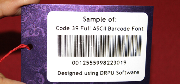 barcode font code 39 full ascii barcode